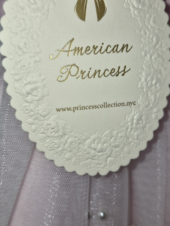 American Princess Other - American Princess Women's Light Pink Lace-Trim Chemise
